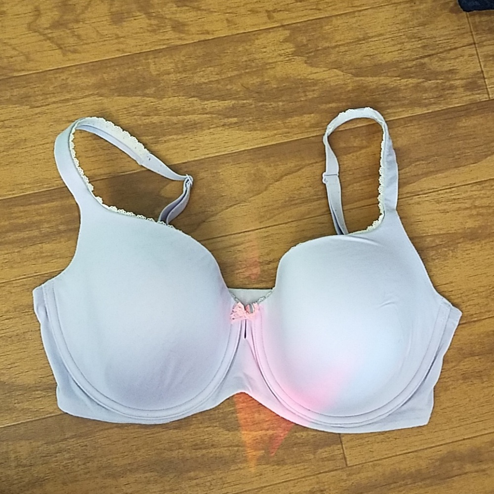 Body by Victoria, lined demi bra. Lavender, 36DDD